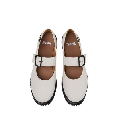 Pix Women's Flat Slip-on Shoes - White