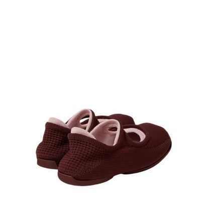 Right Niko Women's Flat Slip-on Shoes - Burgundy