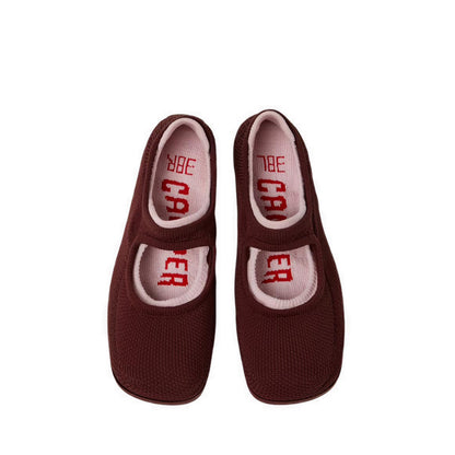 Right Niko Women's Flat Slip-on Shoes - Burgundy