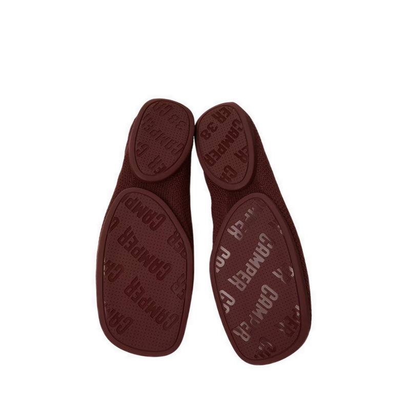 Right Niko Women's Flat Slip-on Shoes - Burgundy