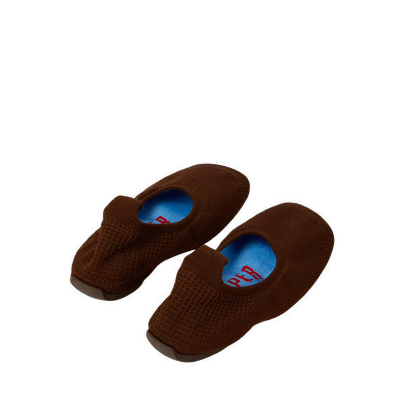 Right Niko Women's Flat Slip-on Shoes - Brown