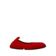Right Niko Women's Flat Slip-on Shoes - Red