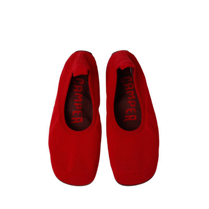 Right Niko Women's Flat Slip-on Shoes - Red