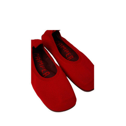 Right Niko Women's Flat Slip-on Shoes - Red