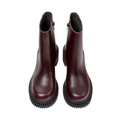 Pix London Women Boots - Burgundy