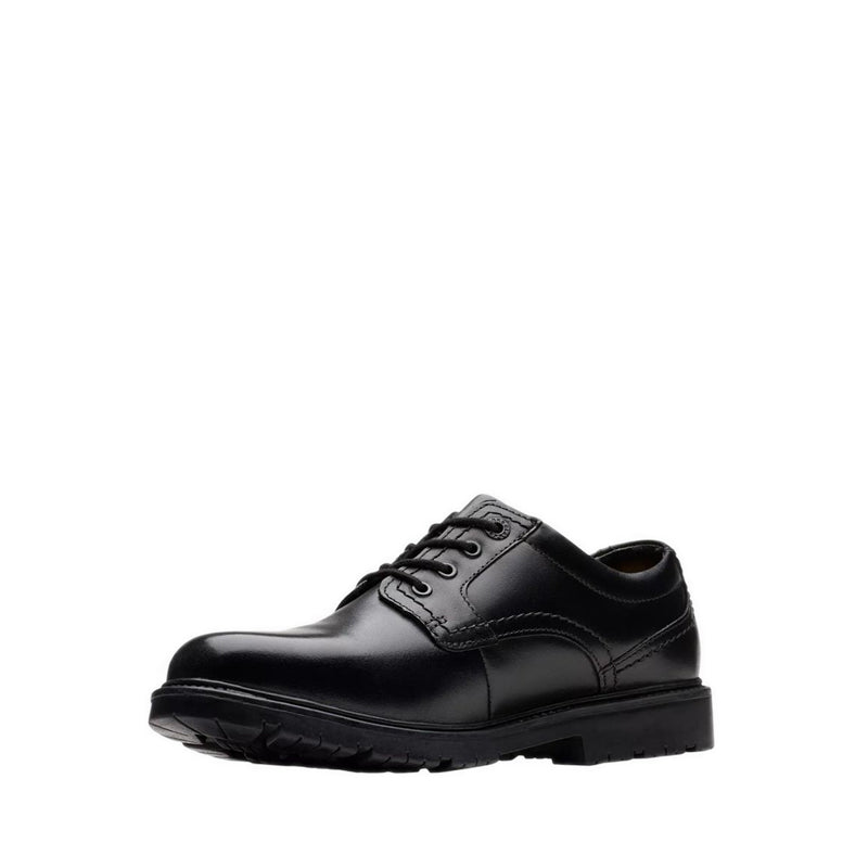 Lane Stride Black Leather