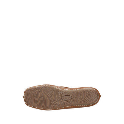 Freckle Ice Women's Flats- Dark Tan Leather