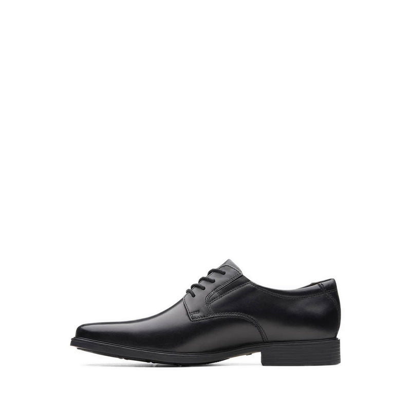 Tilden Plain Black Leather