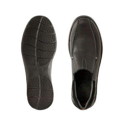 Cotrell Step Black Oily Leather