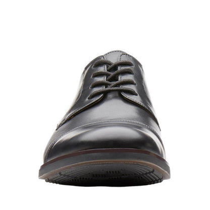 Men's Becken Cap - Black Leather