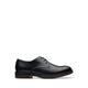 Clarks Paulson Plain Black Leather