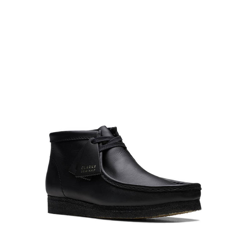 Clarks Wallabee Boot Black Leather