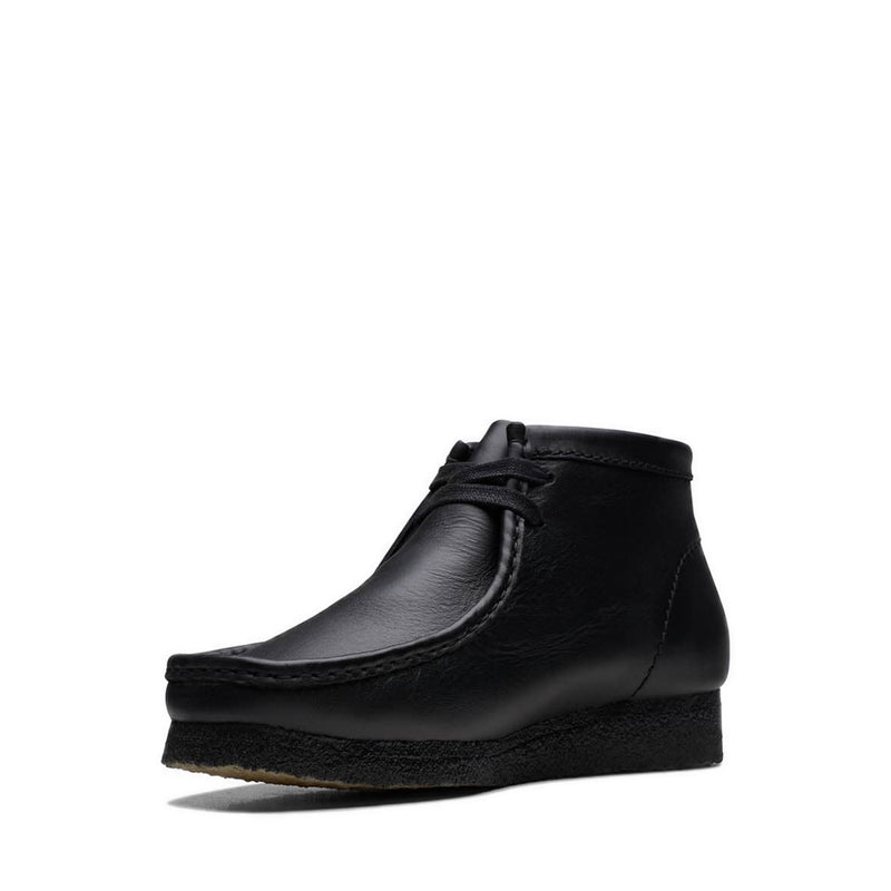 Clarks Wallabee Boot Black Leather