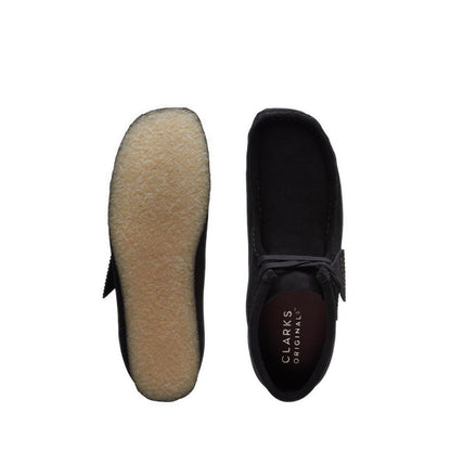 Wallabee Boot Black Sde
