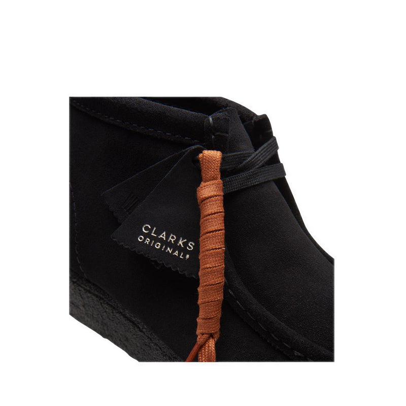 Wallabee Boot Black Sde