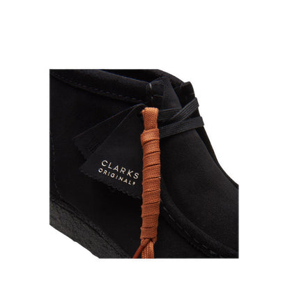Wallabee Boot Black Sde