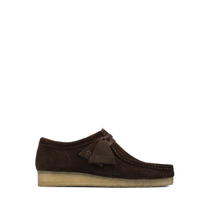 Clarks Wallabee Dark Brown Suede