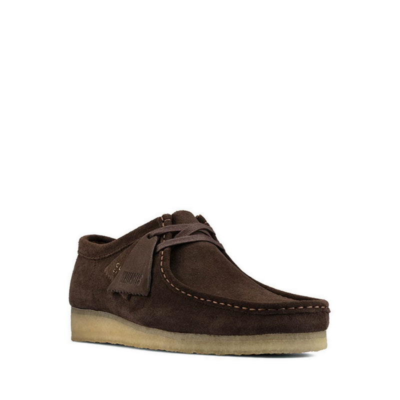 Clarks Wallabee Dark Brown Suede