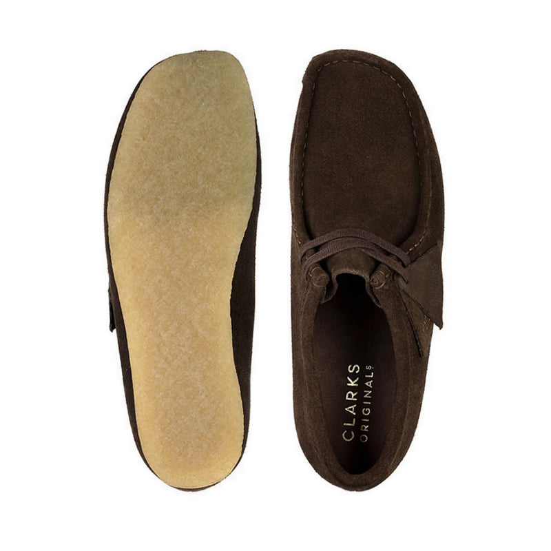 Clarks Wallabee Dark Brown Suede