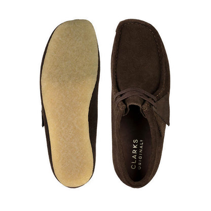 Clarks Wallabee Dark Brown Suede