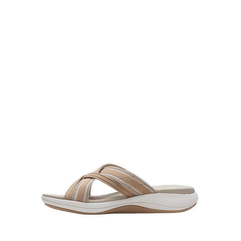 Clarks Womens Mira Isle - Sand Combi Textile