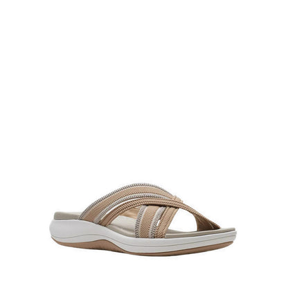 Clarks Womens Mira Isle - Sand Combi Textile
