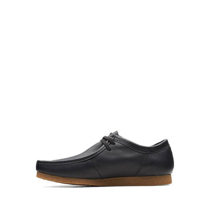 Clarks Shacre II Run Black Leather