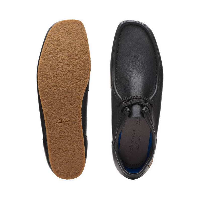 Clarks Shacre II Run Black Leather