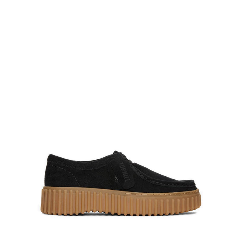 Clarks Torhill Bee Black Suede