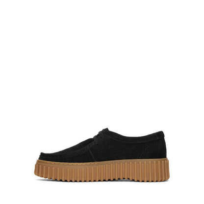 Clarks Torhill Bee Black Suede