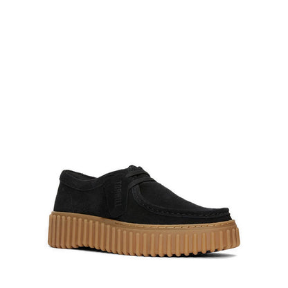 Clarks Torhill Bee Black Suede