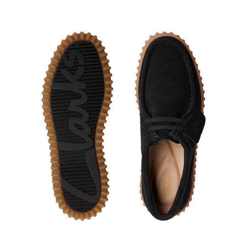 Clarks Torhill Bee Black Suede