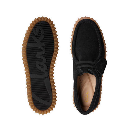 Clarks Torhill Bee Black Suede