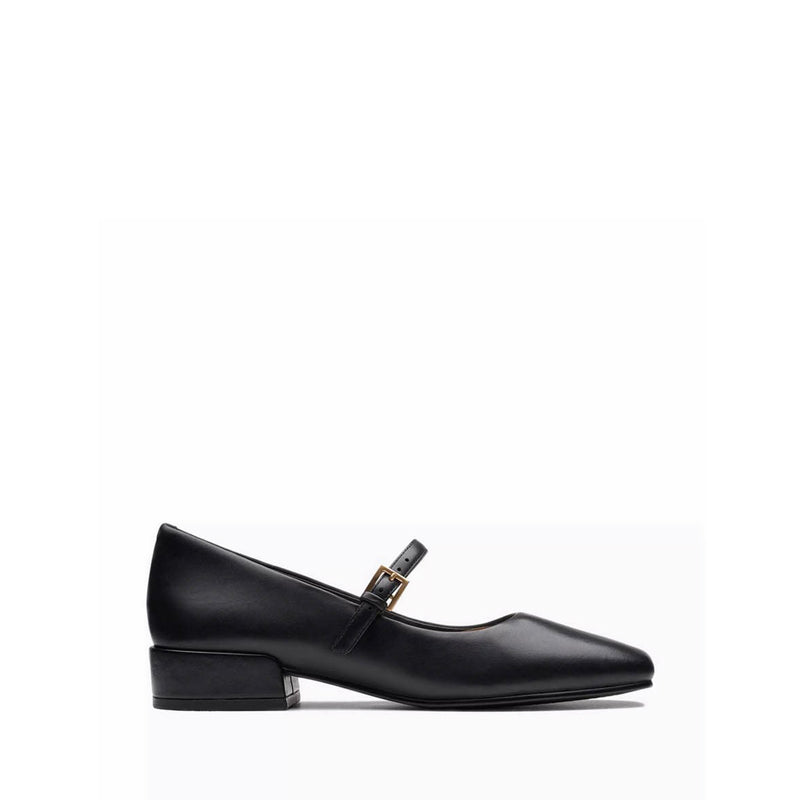 Seren30 Buckle Black Leather