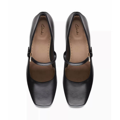 Seren30 Buckle Black Leather
