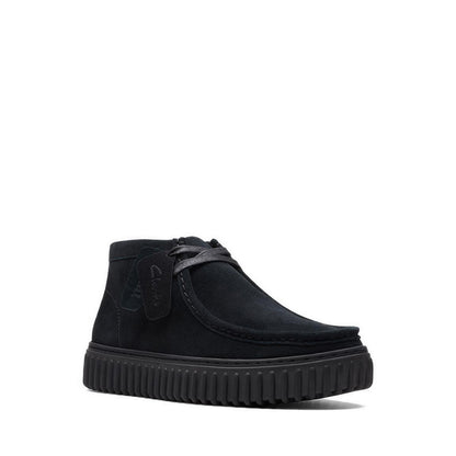 Torhill Hi Black Suede