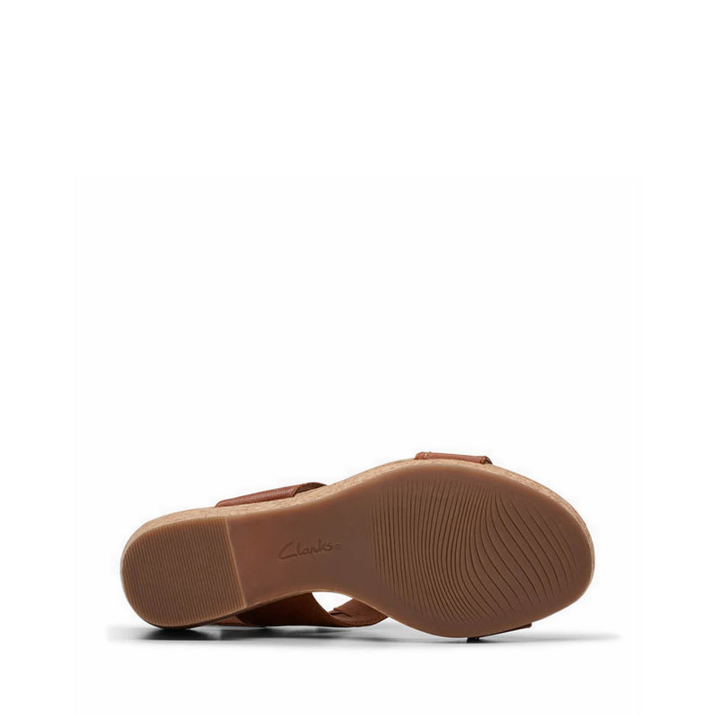Clarks Giselle Style Tan Leather