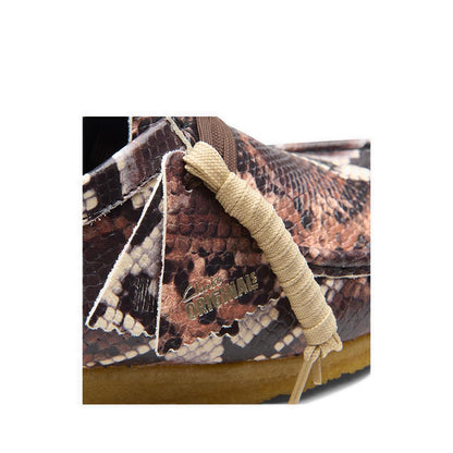 Wallabee BrownSnake Print