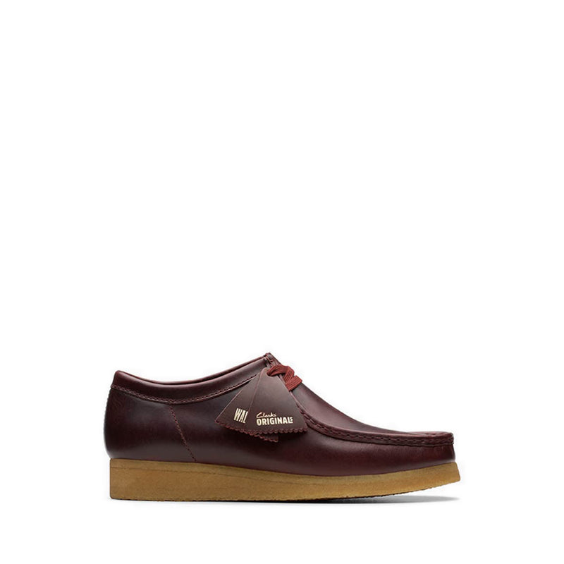 Wallabee Deep Red Leather