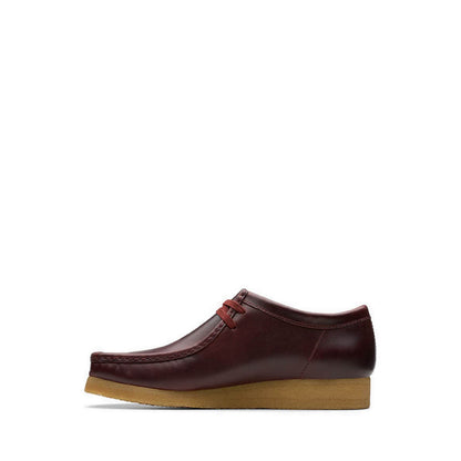 Wallabee Deep Red Leather