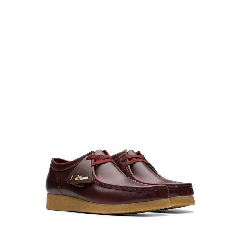 Wallabee Deep Red Leather
