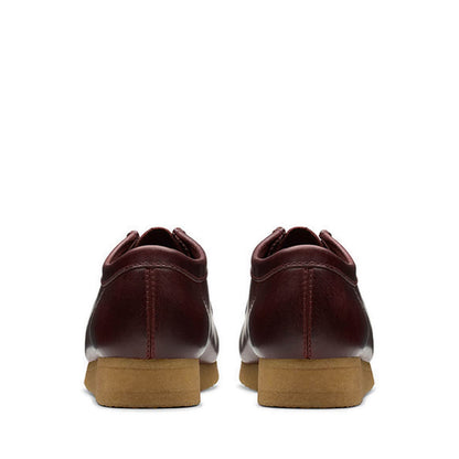 Wallabee Deep Red Leather