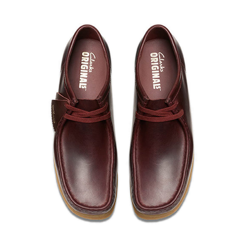 Wallabee Deep Red Leather