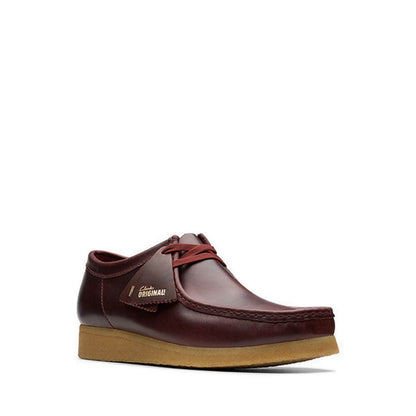 Wallabee Deep Red Leather