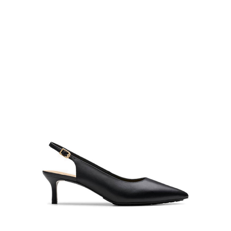 Adela Sling Black Leather