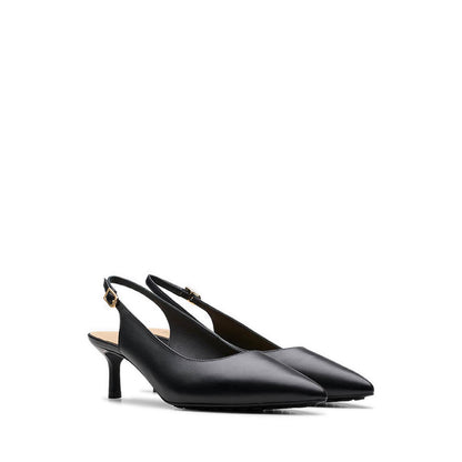 Adela Sling Black Leather