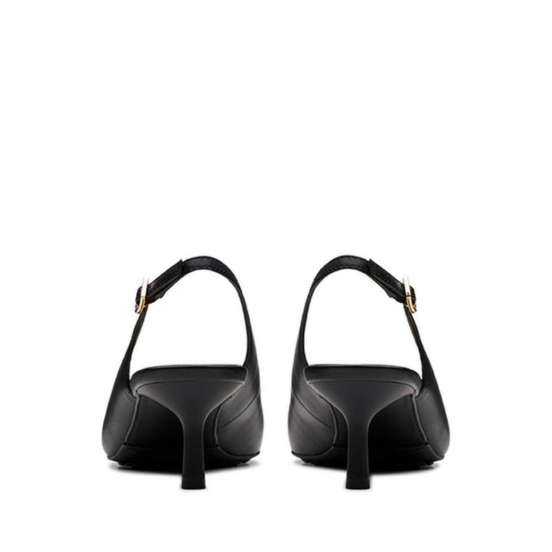 Adela Sling Black Leather