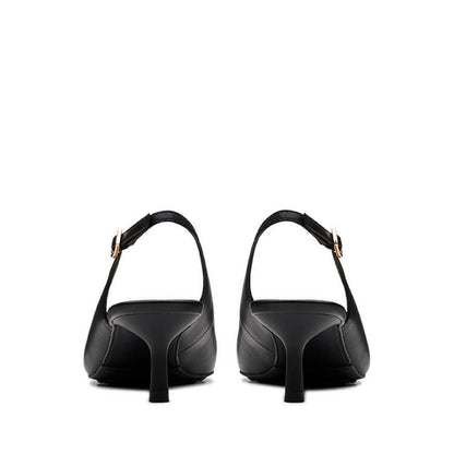 Adela Sling Black Leather