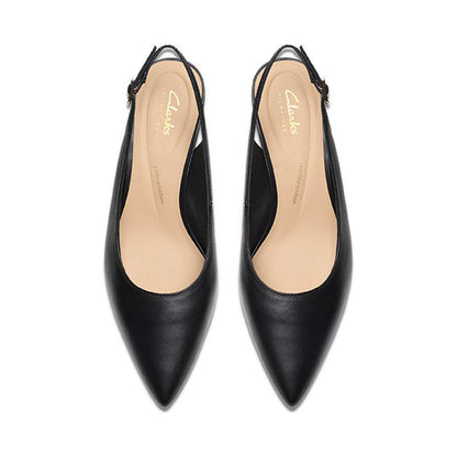 Adela Sling Black Leather
