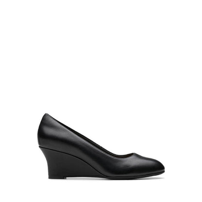 Olivette Pearl Black Leather